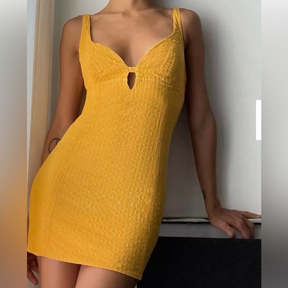 Urban Outfitters Why Not Seersucker Mini Dress